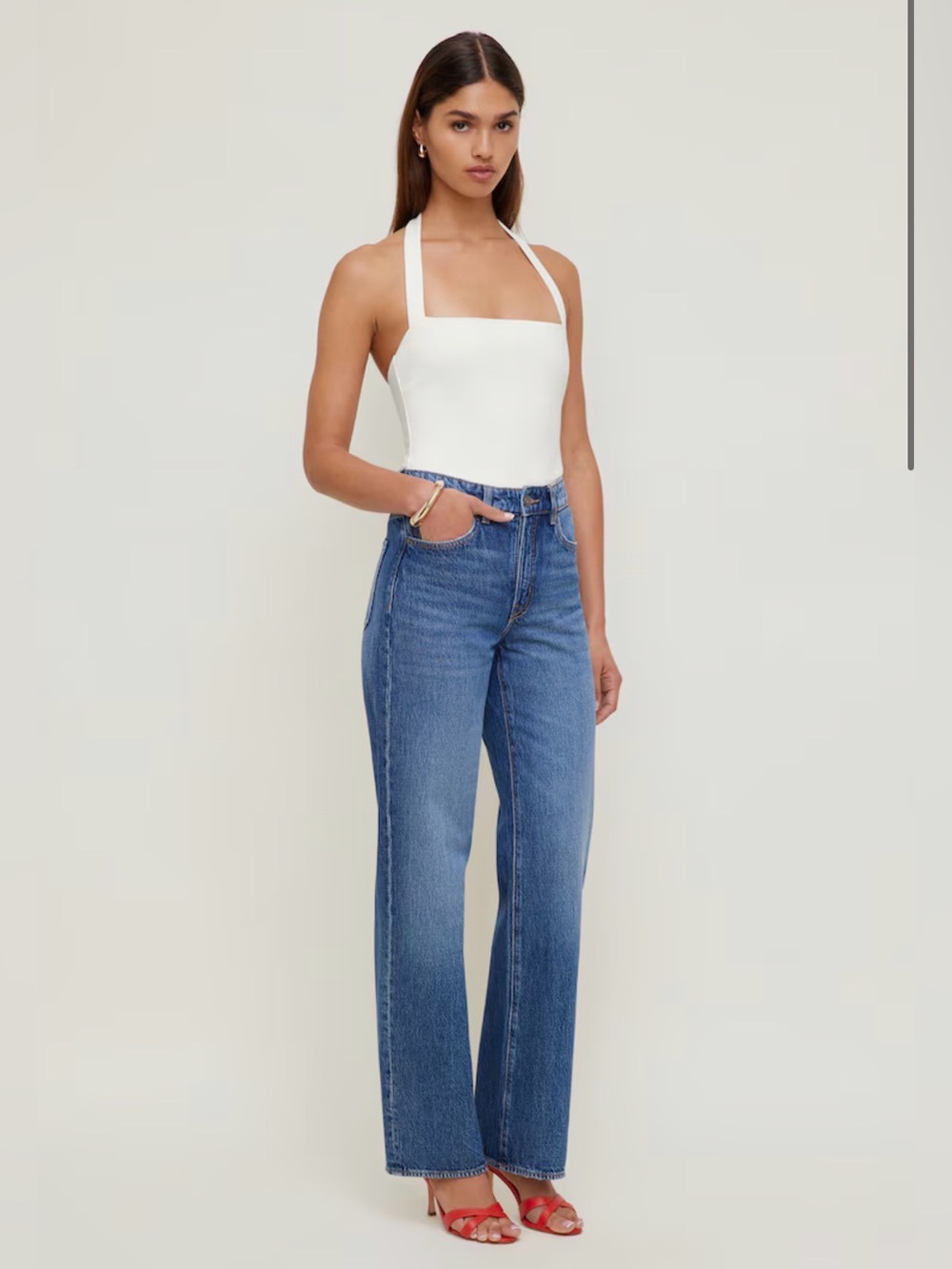 Dynamite | Heidi High Rise Wide Leg Jeans